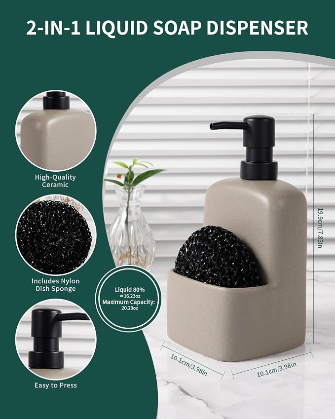 BosilunLife Dish Soap Dispenser - Image 2