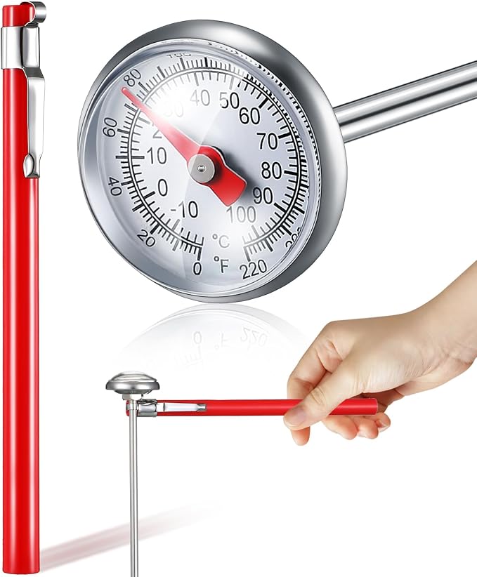 Xuhal 1 Pcs Stainless Steel Kitchen Thermometer by Xuhal