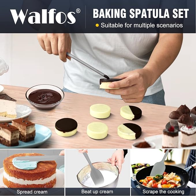 Walfos Silicone Spatula Set - Image 2