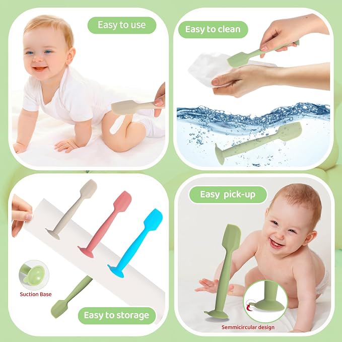 Butt Spatula Baby Diaper Cream spatula 3 Pcs - Image 4