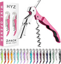HYZ 2-Pack Wine Opener Waiter Corkscrew, Professional Wine Key by HYZ