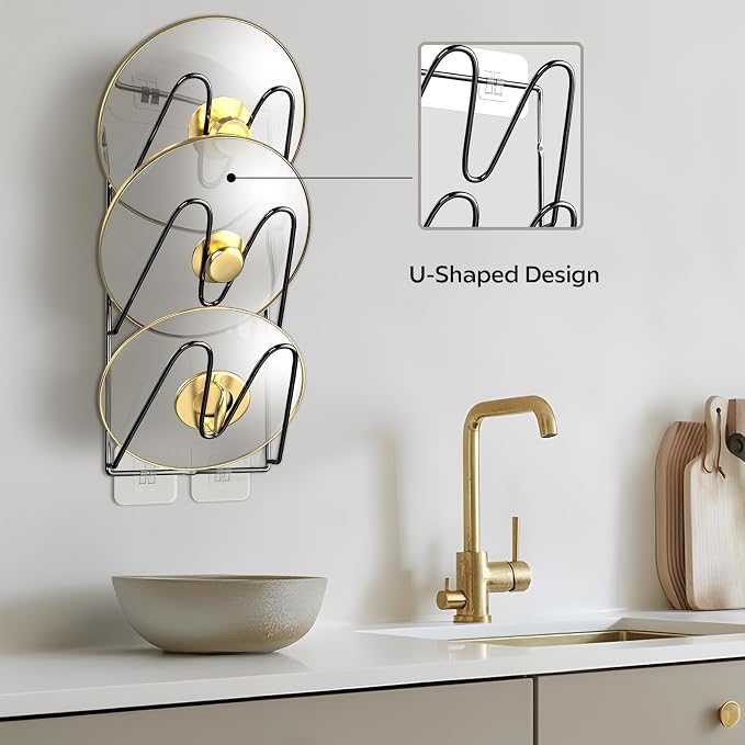 Pot Lid Organizer Rack - Image 3