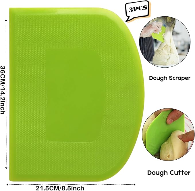 SURDOCA Dough Scraper Bench Scraper - Image 2
