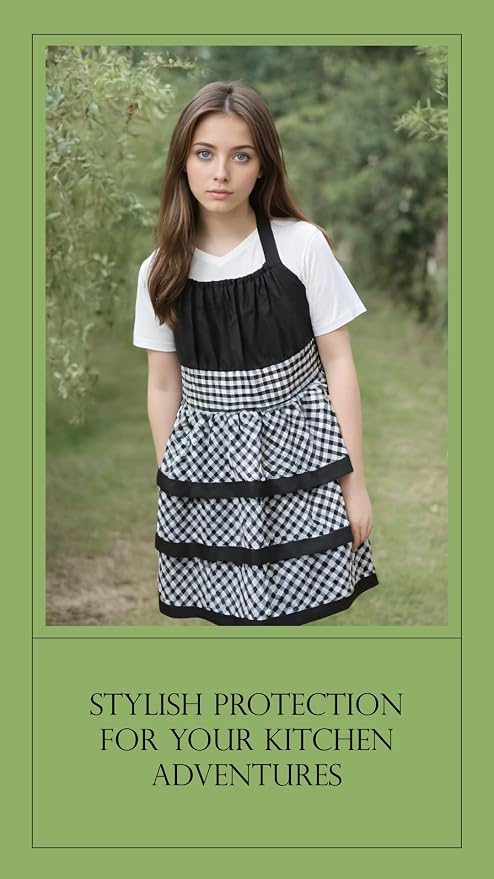Lovely Flower Pattern Retro Aprons - Image 7