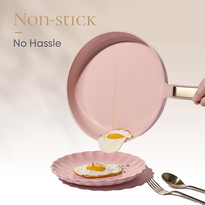 CAROTE Ceramic Cookware Set Nonstick, Non-Toxic & PFAS-Free, Dishwasher - Image 7