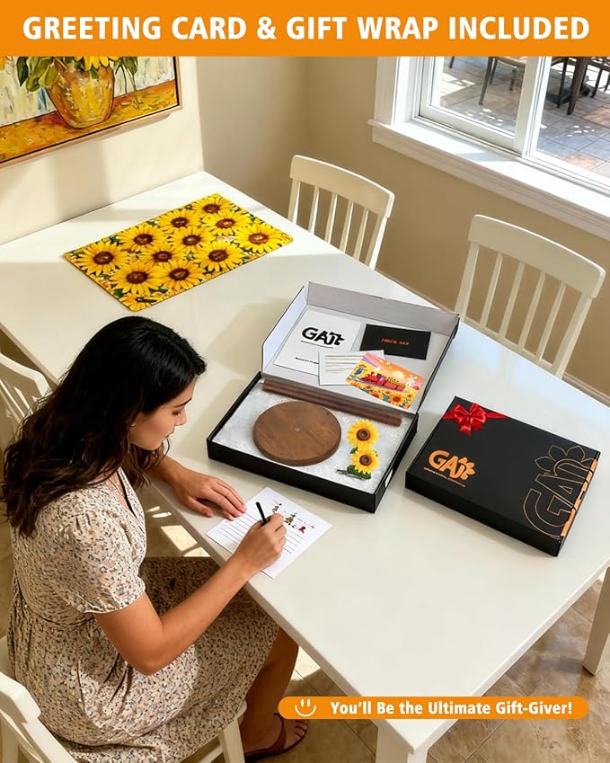 Sunflower Paper Towel Holder, Gifts - Image 4