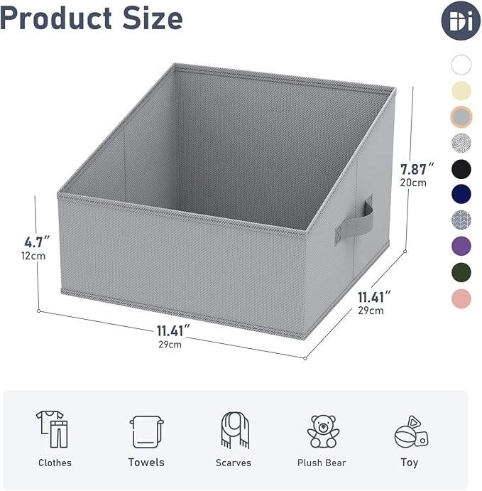 DIMJ Closet Storage Bins 10 Pack - Image 5