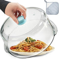 Tall Glass Microwave Splatter Cover by MMNSZRYBO8