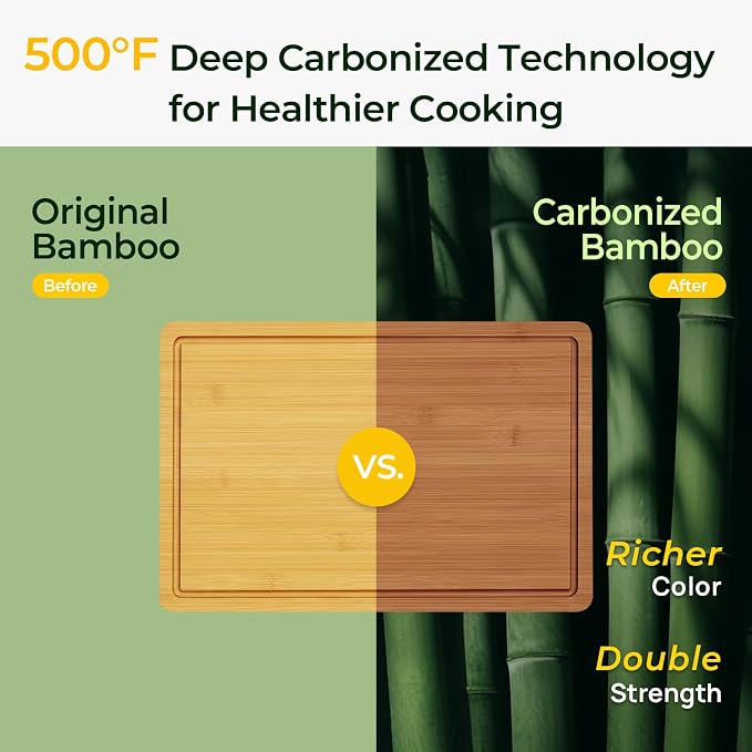 Keechee Extra Large Bamboo Cutting Board - Image 2