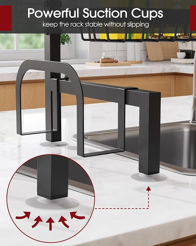 Sakugi Over The Sink Dish Drying Rack - Image 4