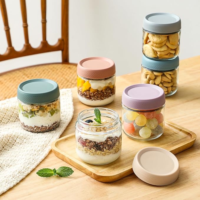 NETANY 6-pack 10oz Glass jars - Image 6