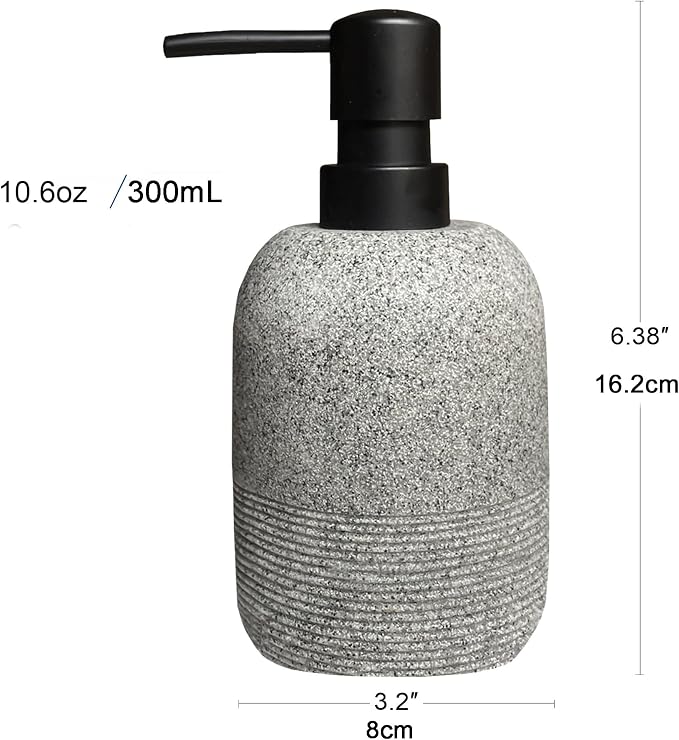 GalDal Soap Dispenser Grey, Hand Soap Lotion Dispenser - Image 4