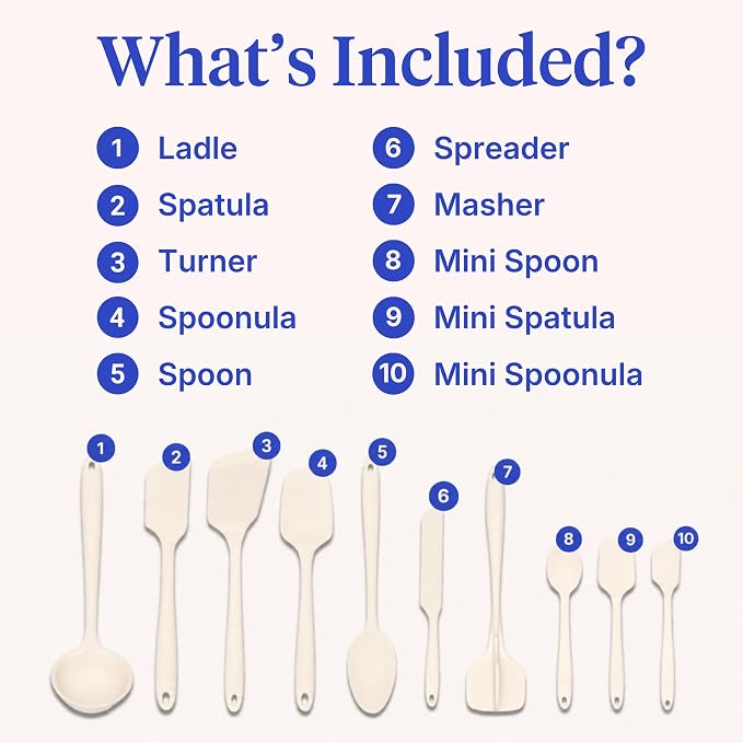 GIR: Get It Right 10-Piece Silicone Essentials Kitchen utensils set - Image 6