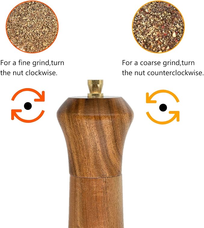 Wooden Pepper Grinder Pepper Mill - Image 5