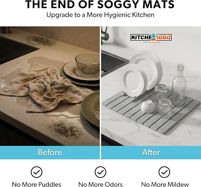 Stone Drying Mat for Kitchen Counter - Image 4