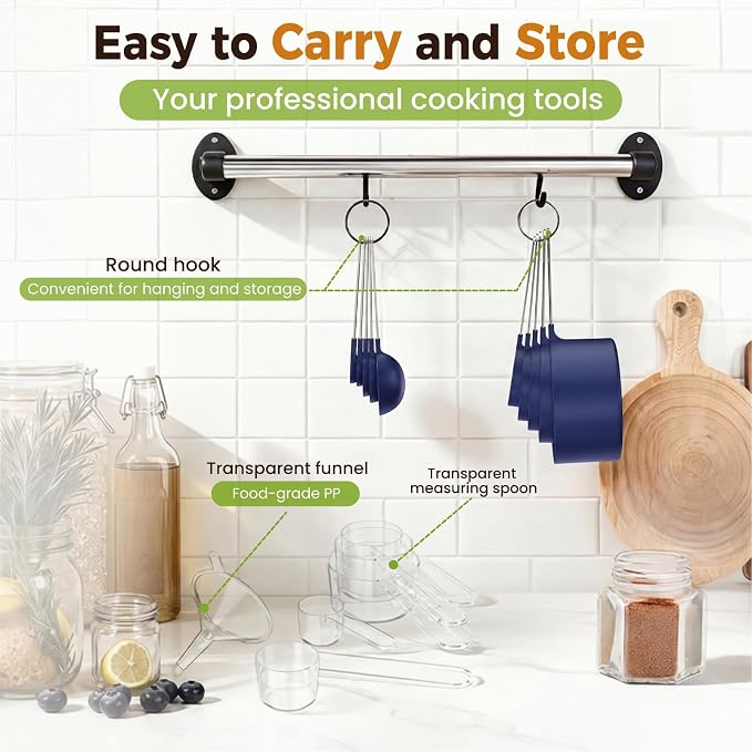 16PCS Measuring Cups and Spoons Set, Measuring Spoon Set - Image 7