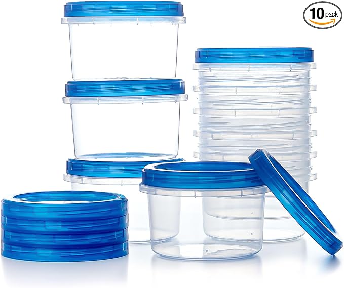 Freezer Storage Containers, Ultra Thick Freezer Containers by Atecare