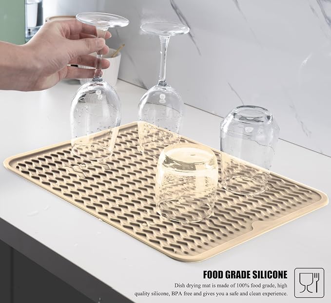 Silicone Dish Drying Mat for Multiple Usage, Easy clean, Eco-friendly, - Image 3