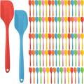 Irenare 84 Pcs Mini Silicone Spatulas Bulk 8.3 Inch Heat Resistant Scrapers by Irenare