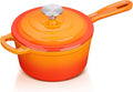 Enameled Cast Iron Sauce Pan by Leonyo