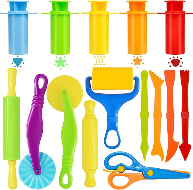 LCY WEDSHI Dough Tool Set, Dough Accessories Includes Cutters Roller, Rolling by LCYWEDSHI