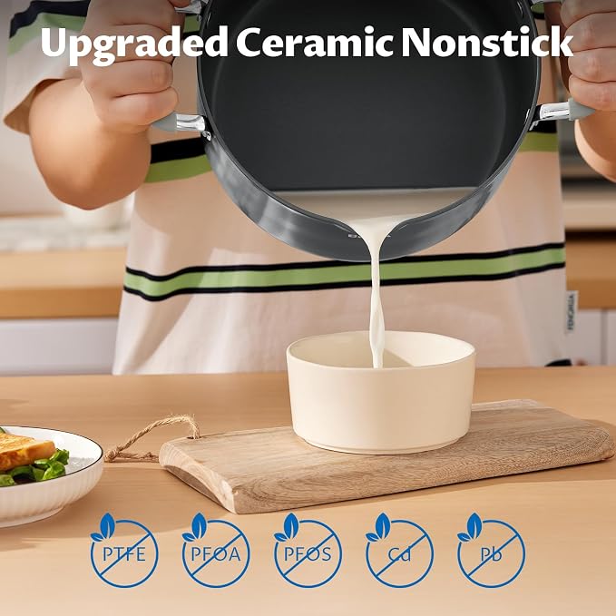 6 Quart Nonstick Stock Pot - Image 4