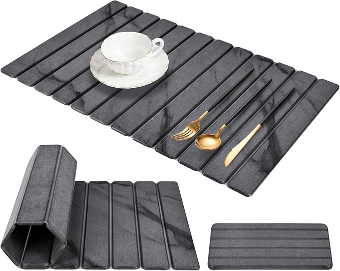Extra Large Stone Dish Drying Mat by Unknown