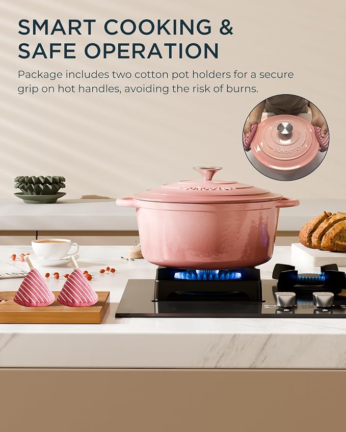 Enameled Cast Iron Dutch Oven - Image 7