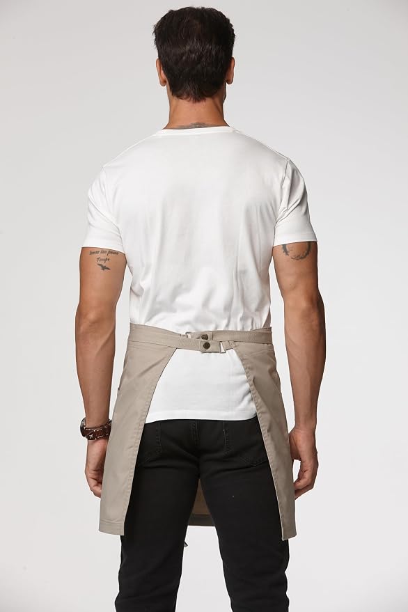 Unisex Waist Apron Half Bistro Apron Server Aprons - Image 2