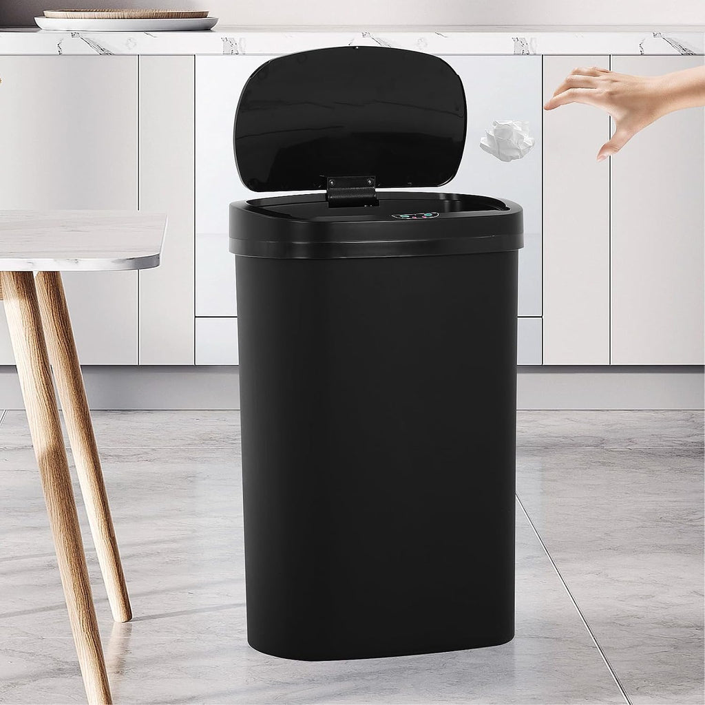 13 Gallon Trash Can | 50L Sensor Automatic Kitchen Trash Can with Lid