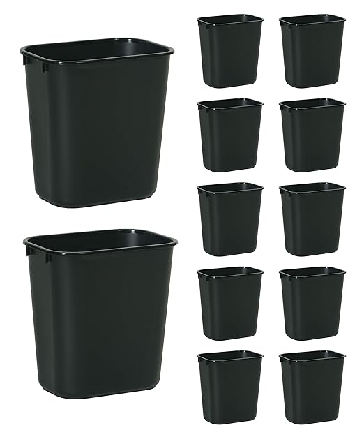 Rubbermaid Commercial Products Deskside Wastebasket/Trash Can, by RubbermaidCommercialProducts