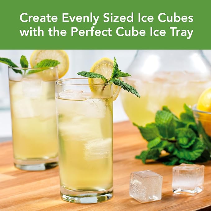 Tovolo Silicone Ice Cube Tray Cayenne Red Pack of 2 BPA Free Ice Tray Mold - Image 2