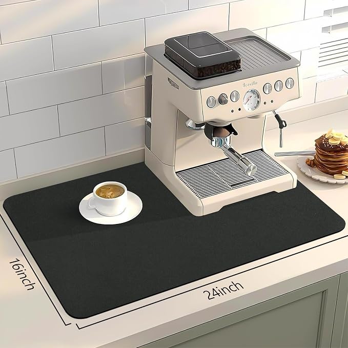 Bloss Coffee Mat 24"x16", Dish Drying Mat - Image 8