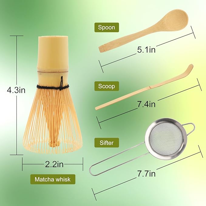 Maredash Matcha Whisk Set, Matcha Whisk, Matcha Set, Bamboo Whisk, Matcha Kit - Image 2
