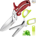 Heavy Duty Poultry Shears Herb Vegetable Salad Scissors 2pcs set, Kitchen Shears by GAIFONGRE