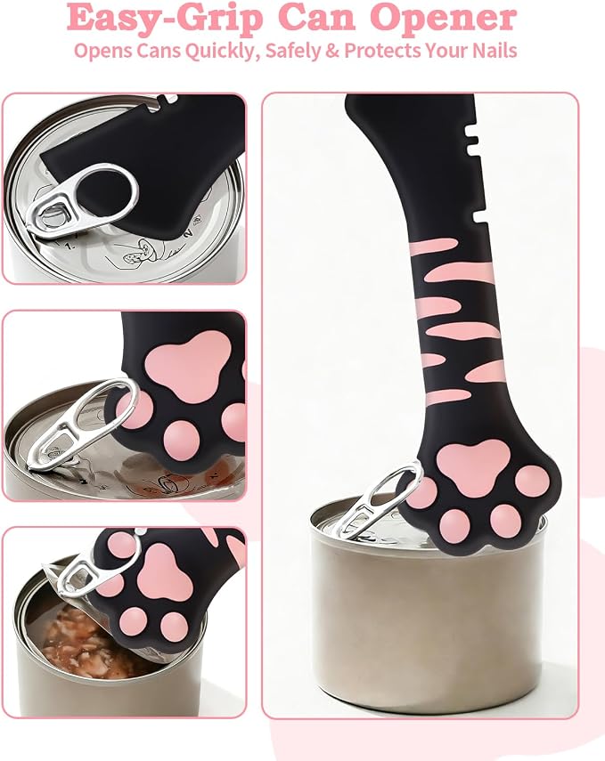 6 PCS Cat Food Can Covers Set, Reusable Silicone Can Lids - Image 4