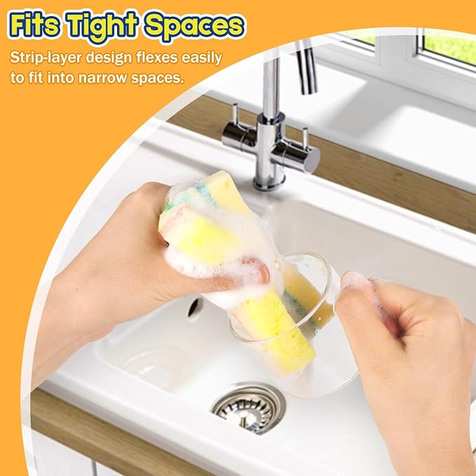 LAUNDRYLUX 6 Pack Scrub Sponge - Image 5