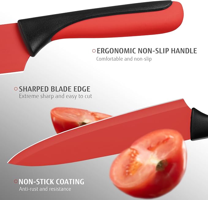 hecef 14 Pieces Kitchen Knife Set - Image 5