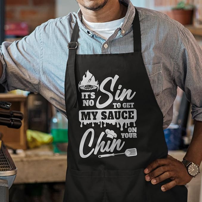 SANDJEST Funny Mens Aprons - Image 5
