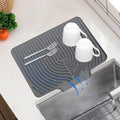 Dish Drying Mat for Kitchen Counter, by JACZZO