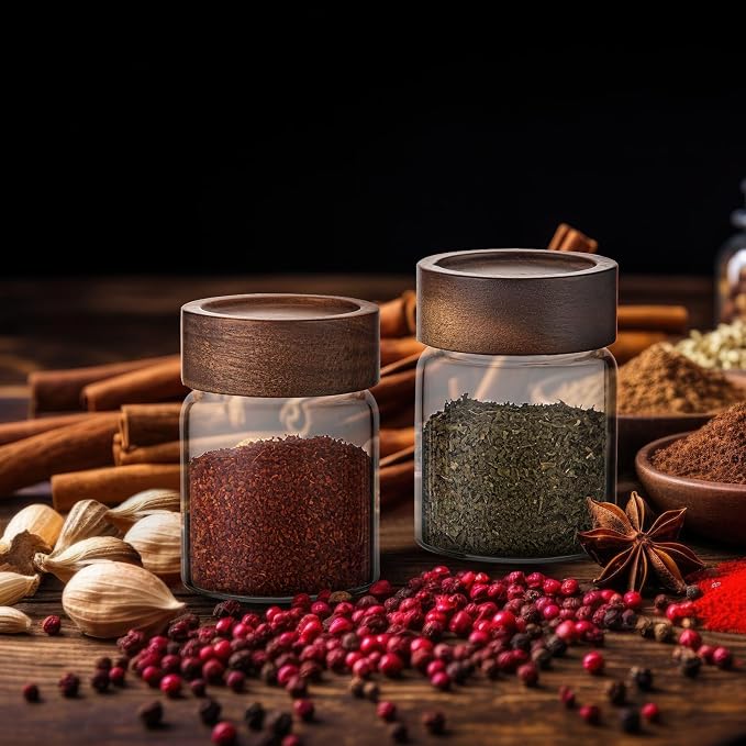 6 pc Glass Spice jars Glass Jars - Image 7
