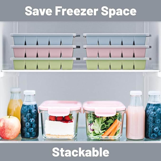 Silicone Ice Cube Tray 3 Pack - Image 6