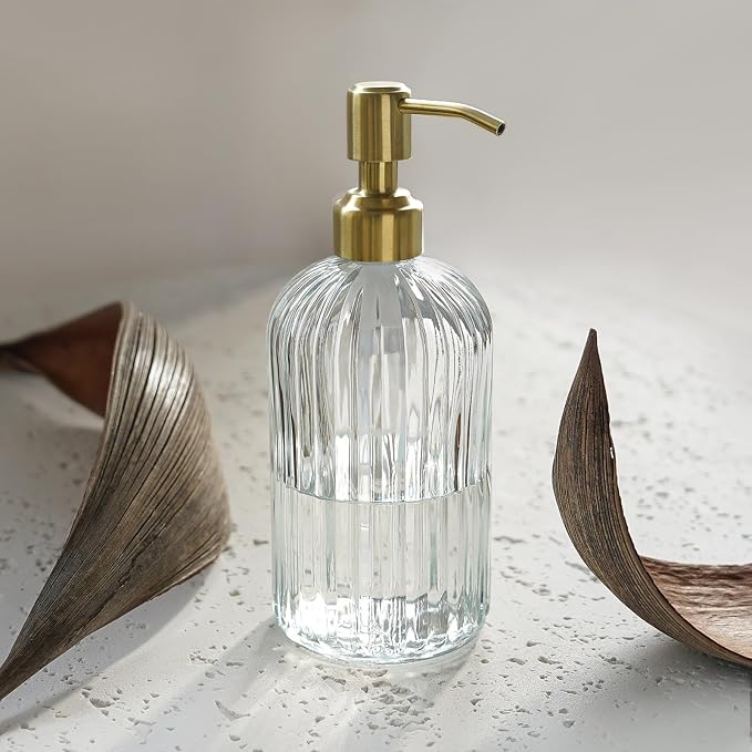 JASAI 18Oz Glass Soap Dispenser - Image 6