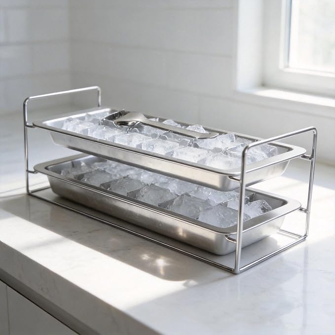 Stainless Steel Ice Cube Tray - Image 6