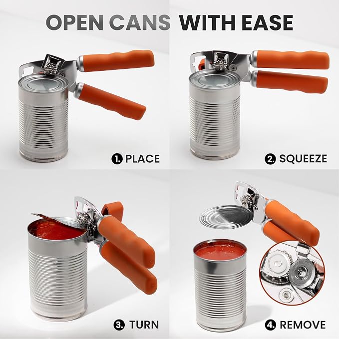 Zulay Kitchen Heavy Duty Stainless Steel Can Opener Manual - Image 6
