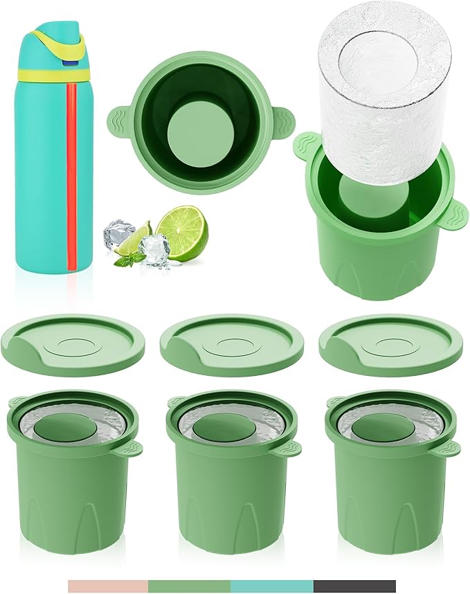 Ice Molds for Owala 24-40oz, Food-Grade Soft Silicone, No White Residue by TOVICE