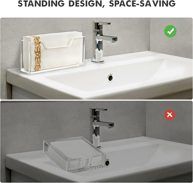 Kordory Acrylic Guest Towel Holder - Image 4