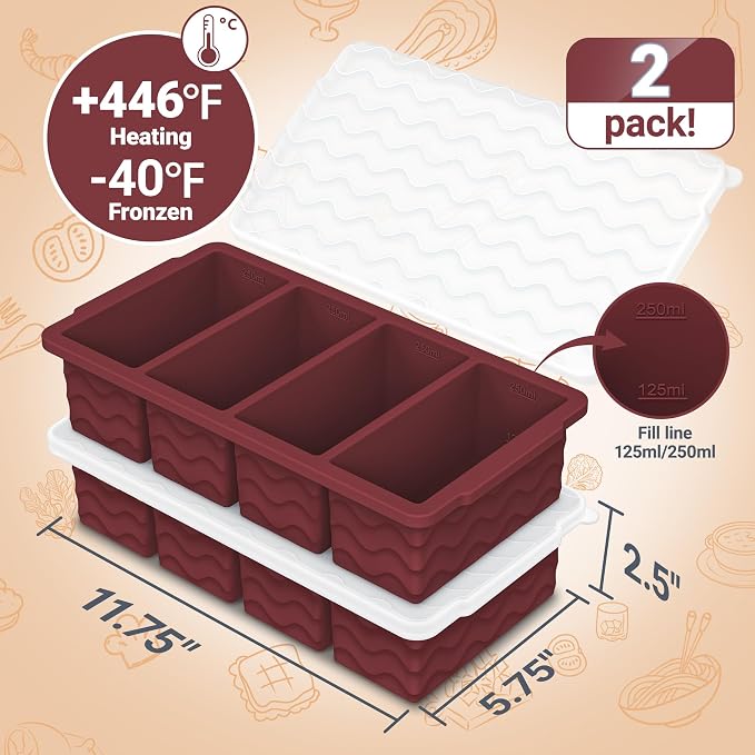 Doasuwish Silicone Freezer Tray - Image 2