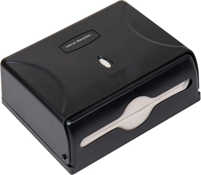 Mind Reader Paper Towel Dispenser, Tri-Fold Towel Holder, Wall Mount - Image 5