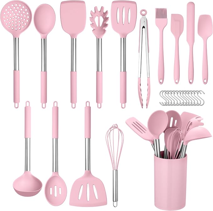 HaWare 29 PCS Silicone Cooking Utensils Set, Heat Resistant Kitchen Utensils Set by HaWare
